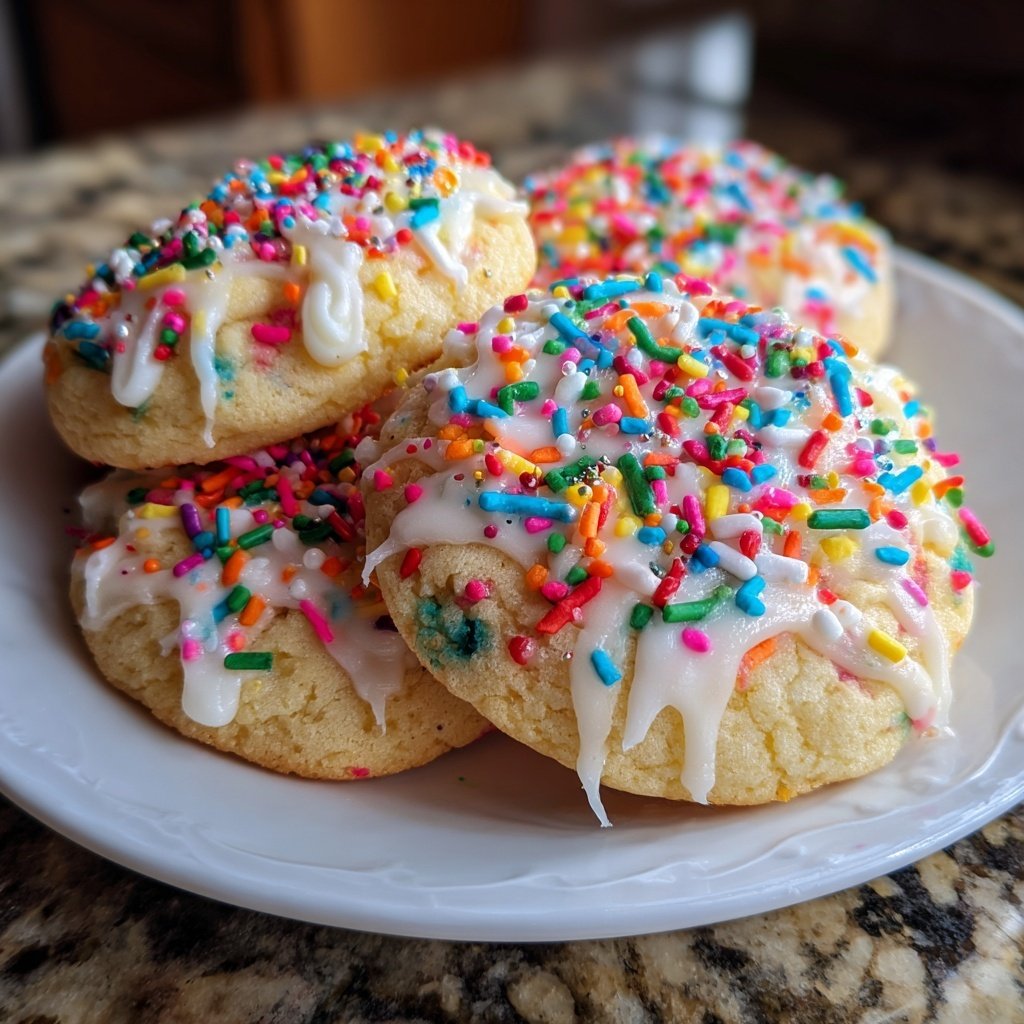 Birthday Cake Cookies