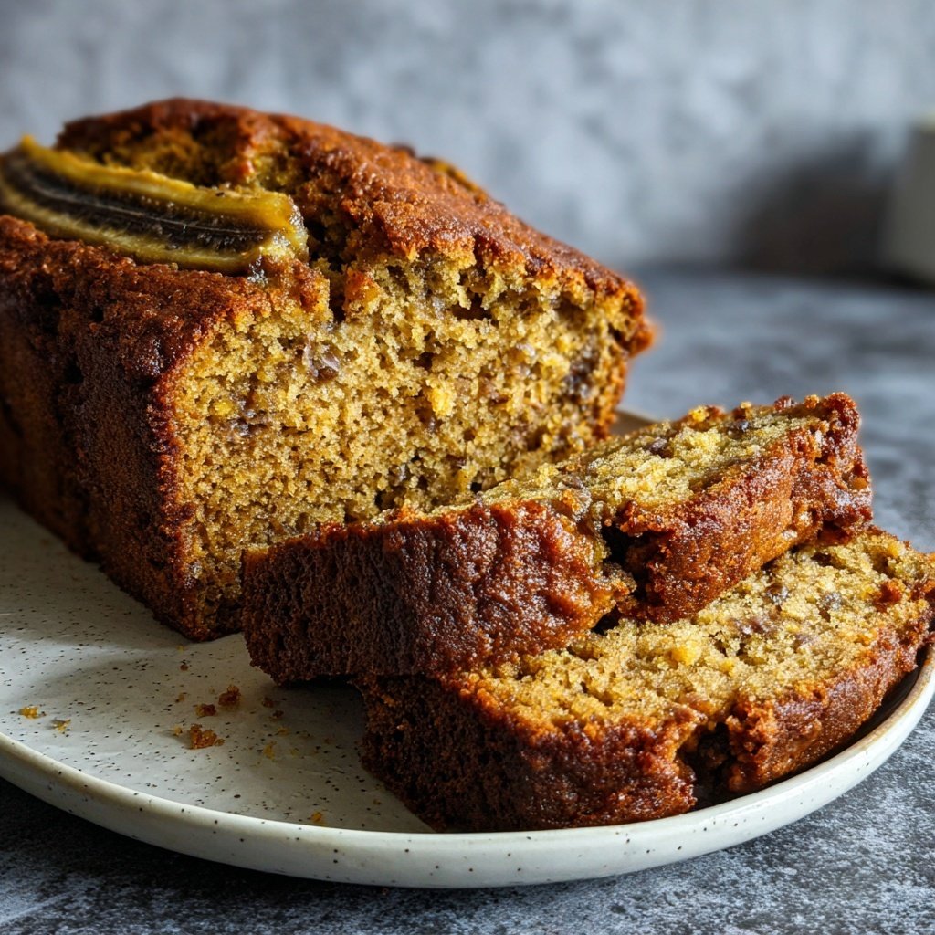 Gingerbread Banana Loaf