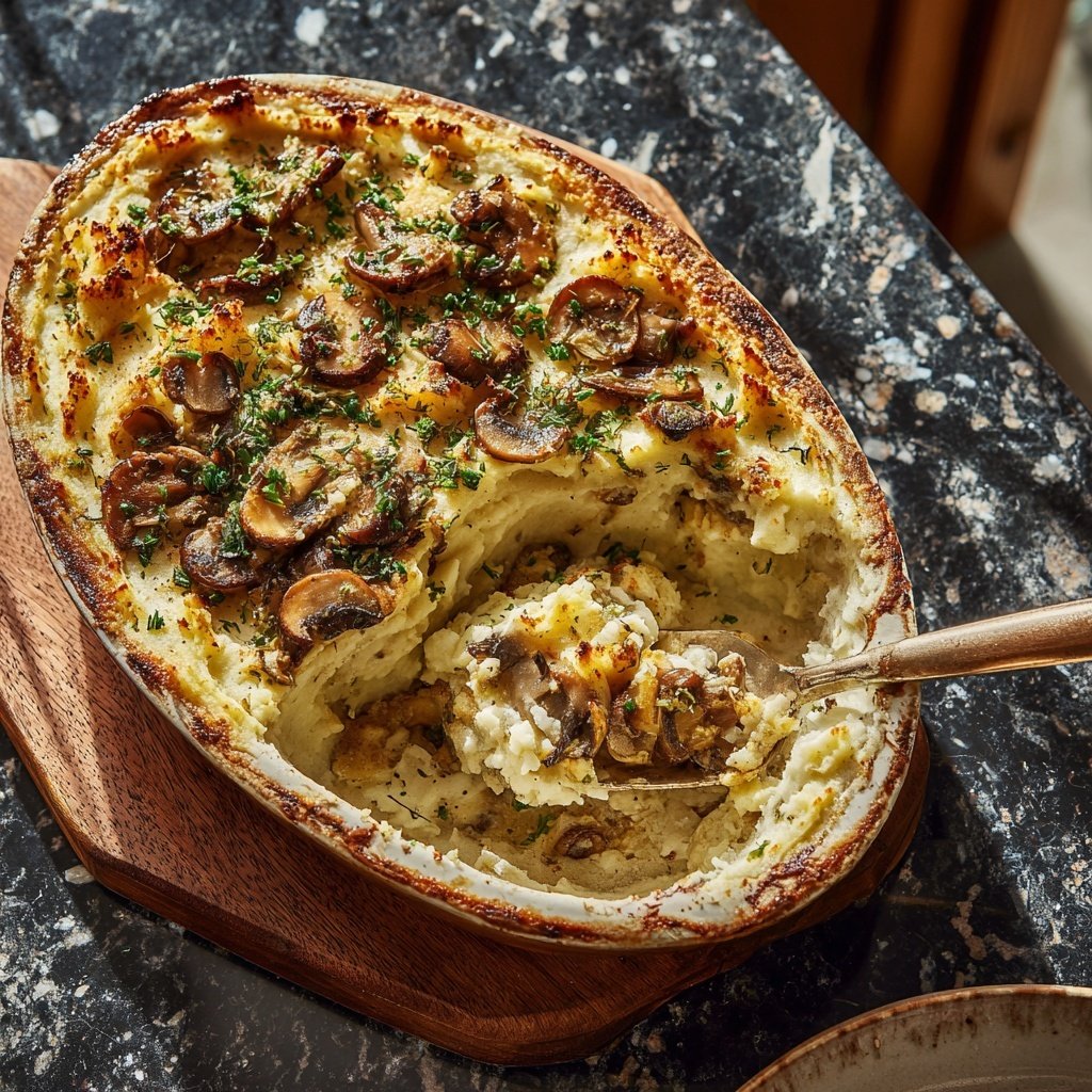 Rustic Mushroom Shepherd's Pie