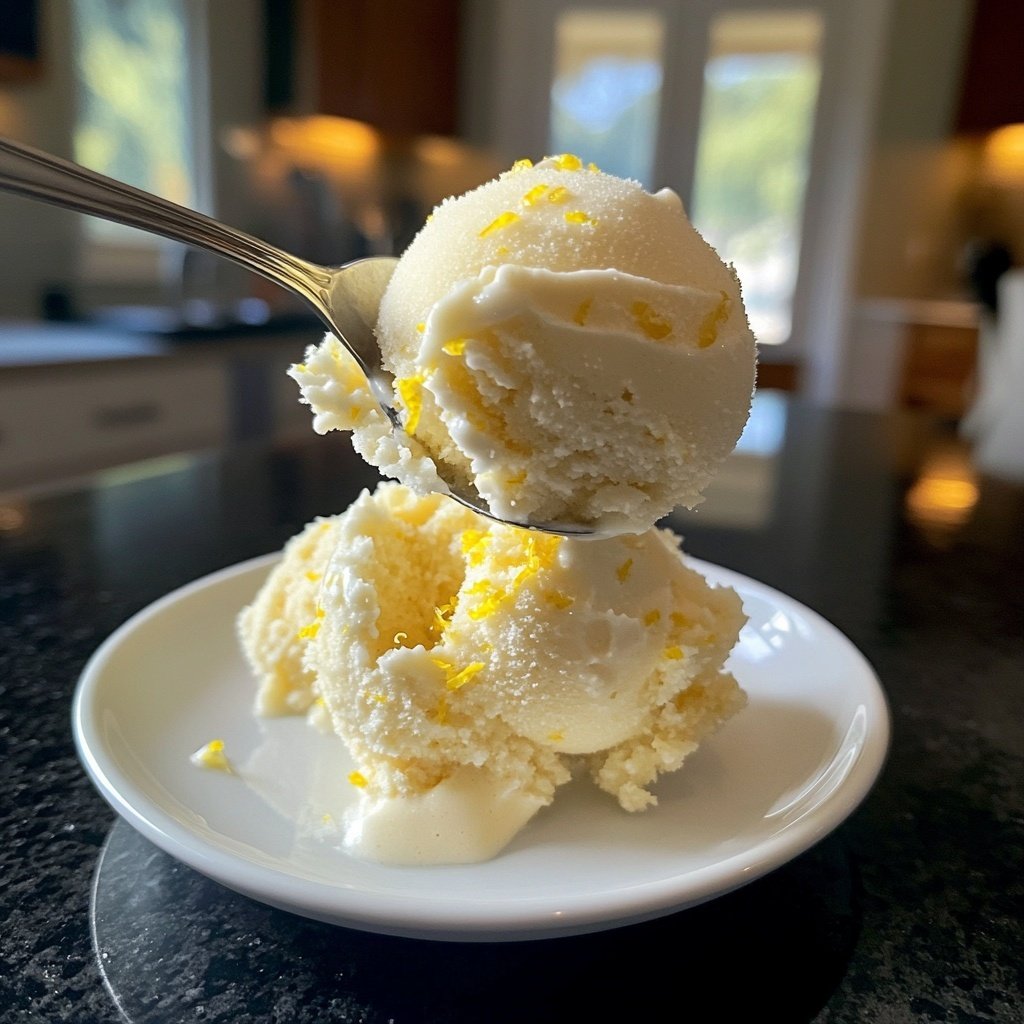 Meyer Lemon Sorbet Delight