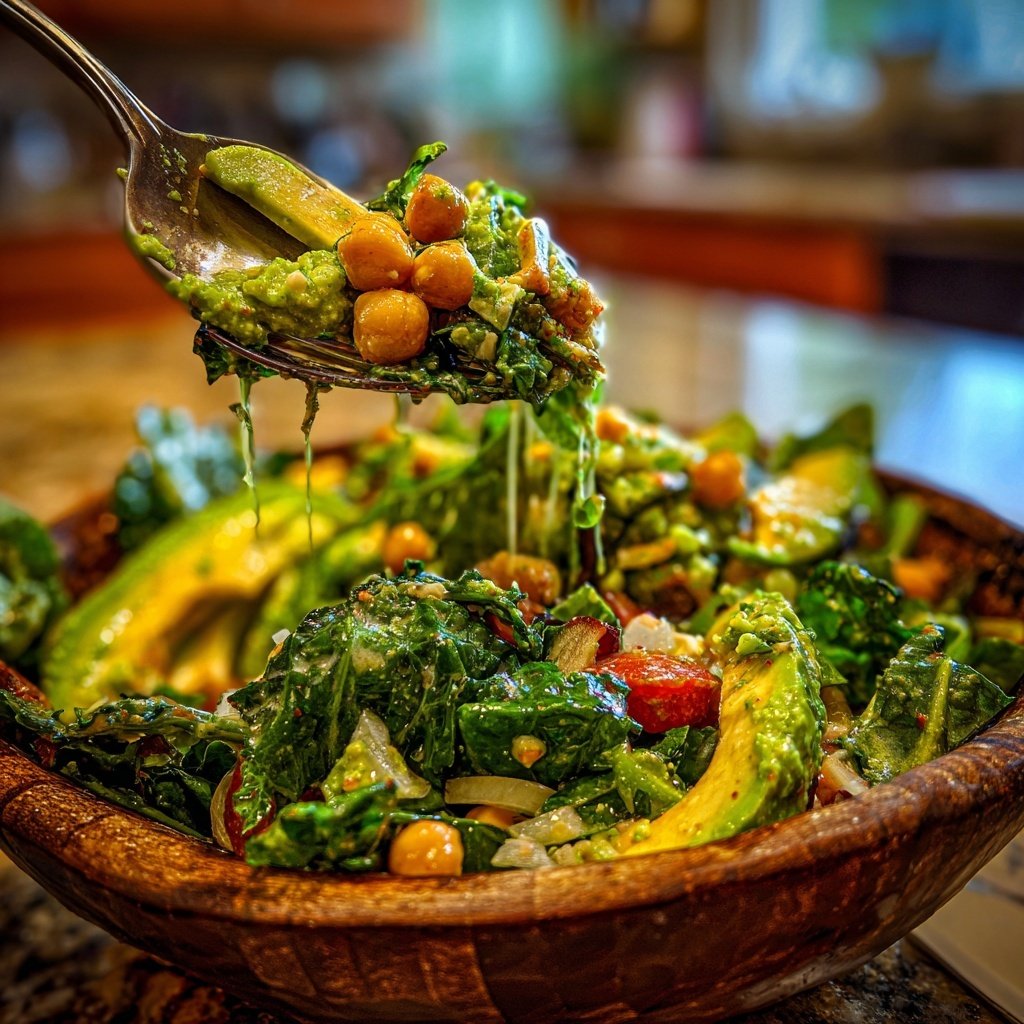 High Protein Green Goddess Salad