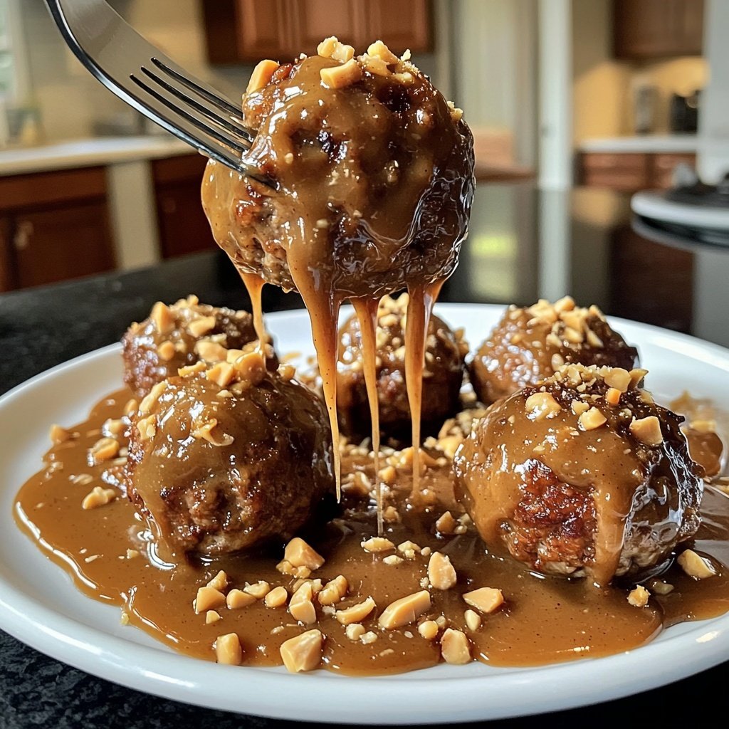Peanut Butter Meatballs Recipe