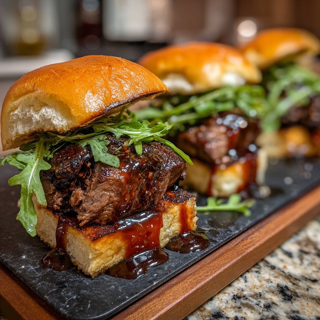 Balsamic Glazed Beef Sliders