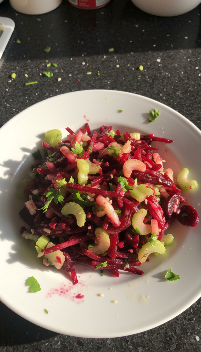 Celery and Beet Salad