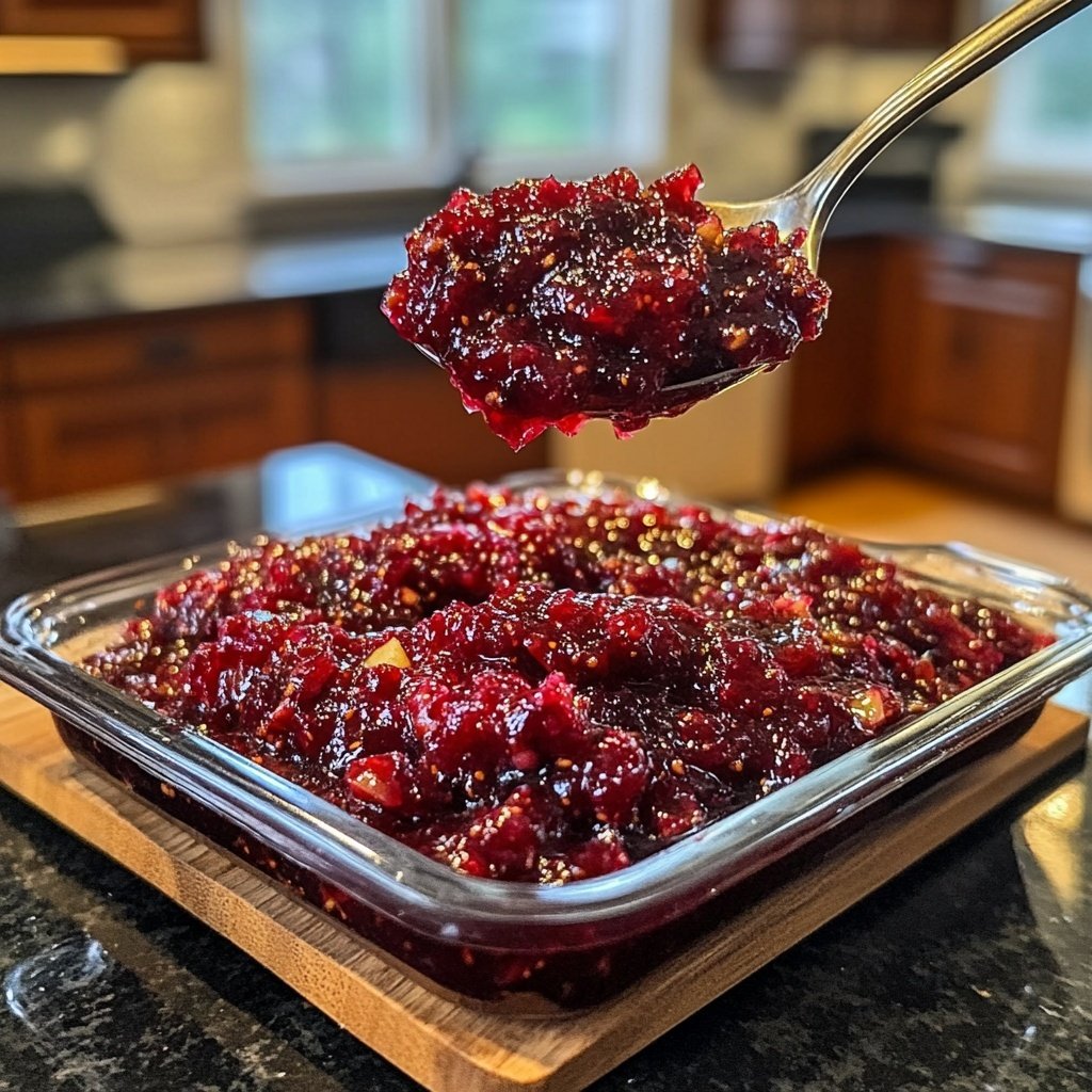 Cranberry Apple Chutney for Cheese and Roasted Meats