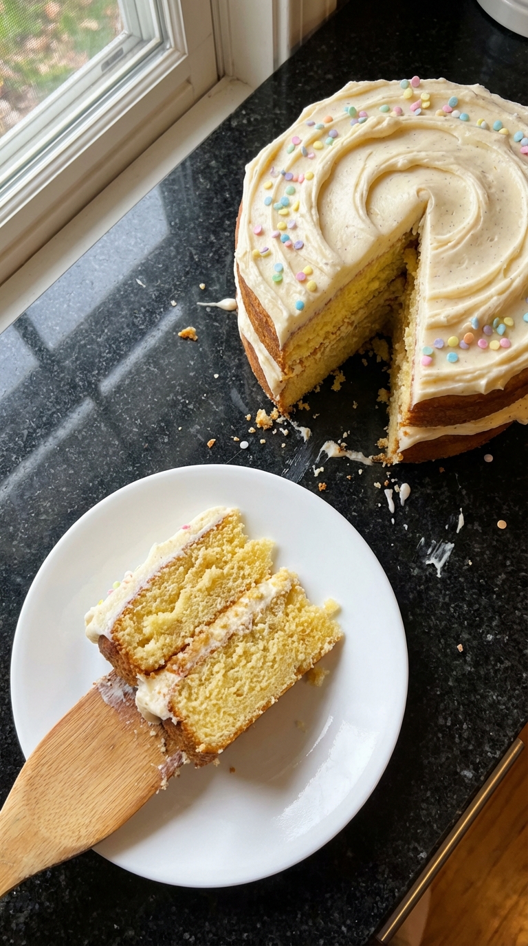 Decadent Vanilla Layer Cake