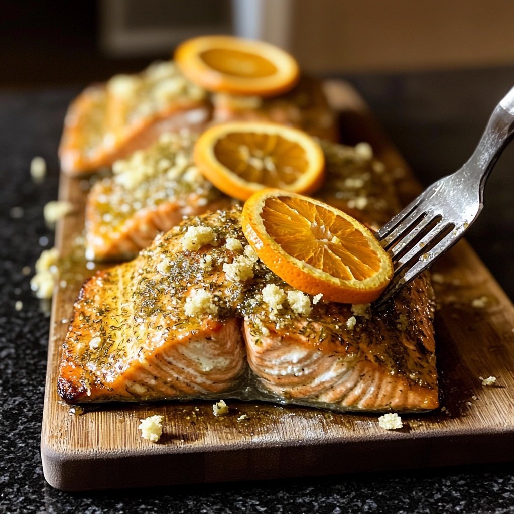 Slow Roasted Salmon with Orange and Fennel