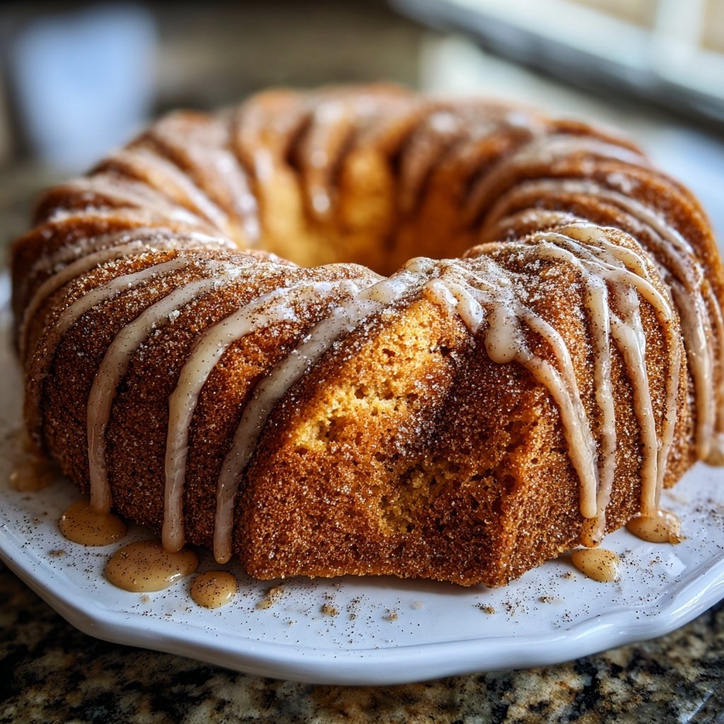 Vanilla Spice Snickerdoodle Cake