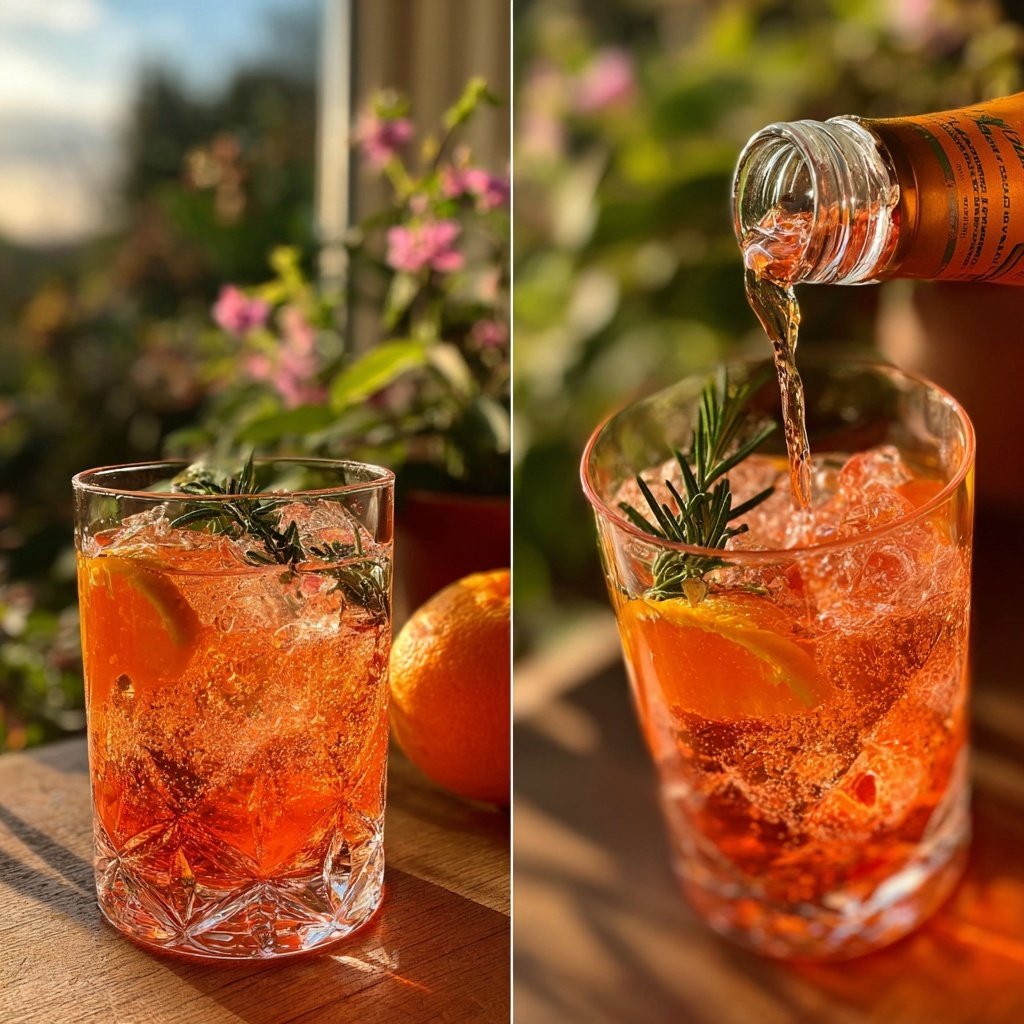Rosemary Clementine Holiday Spritz