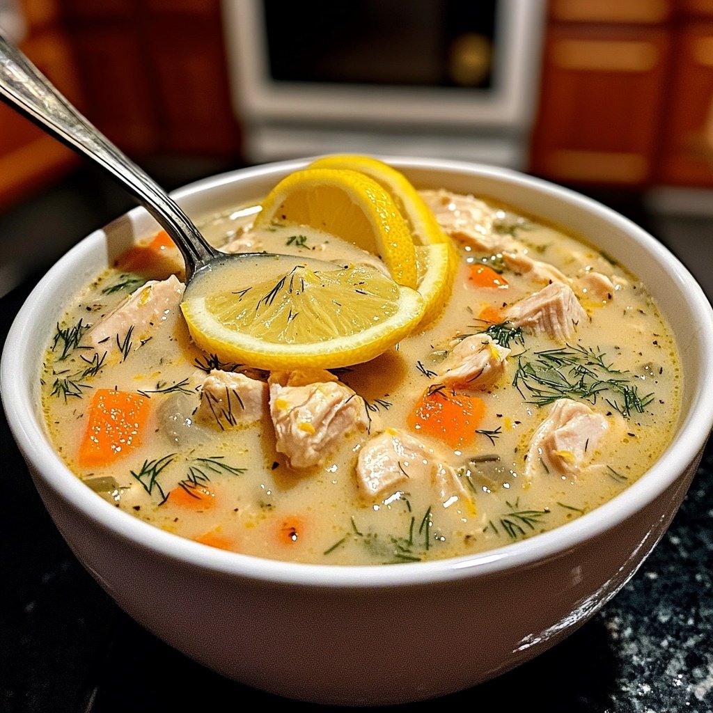 Greek Lemon Chicken Soup