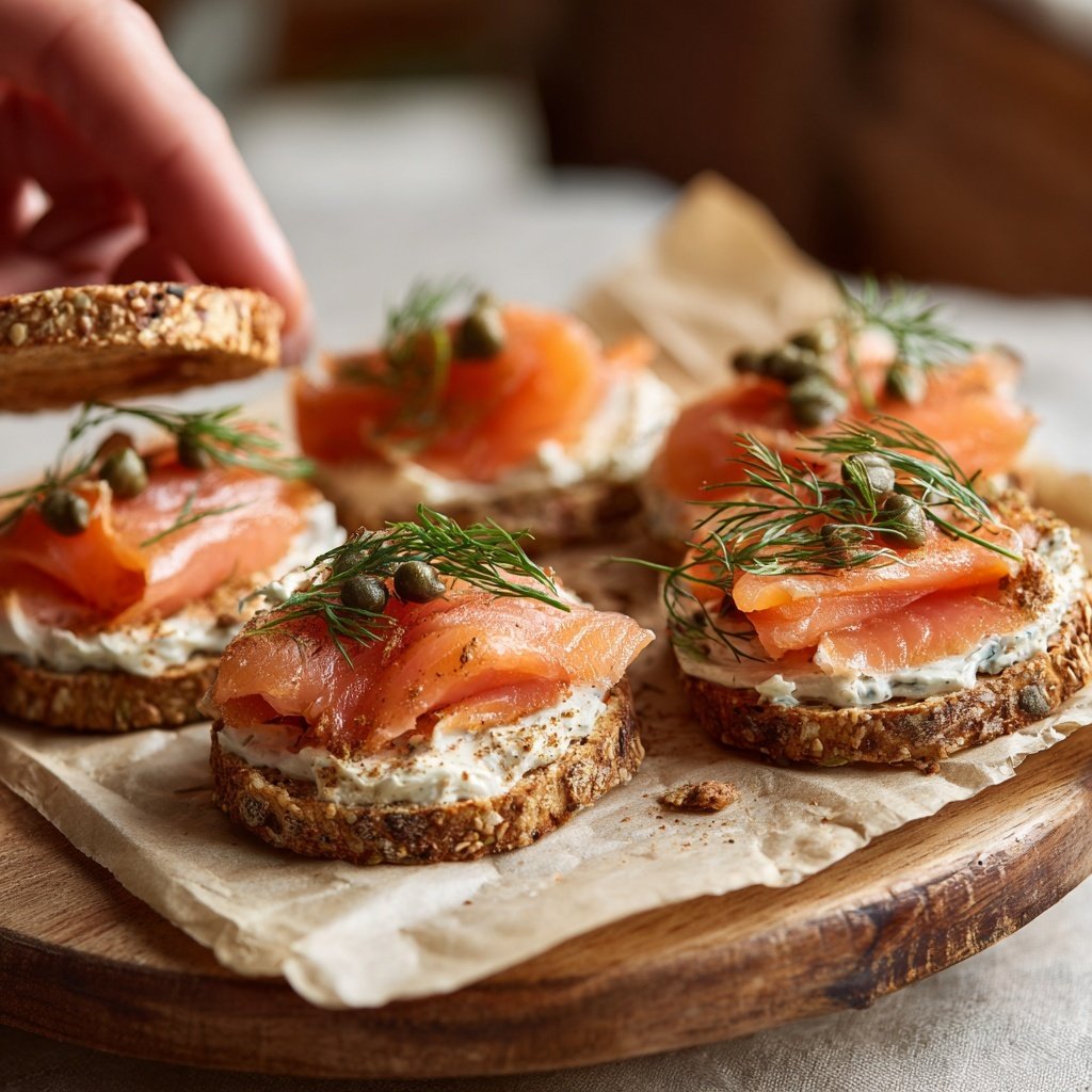 Smoked Salmon Appetizer Bites