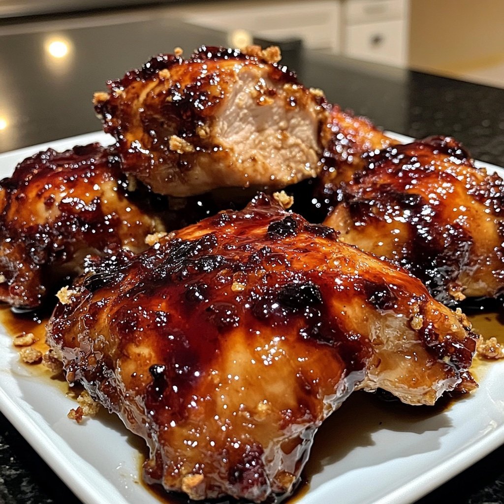 Cherry Balsamic Glazed Chicken
