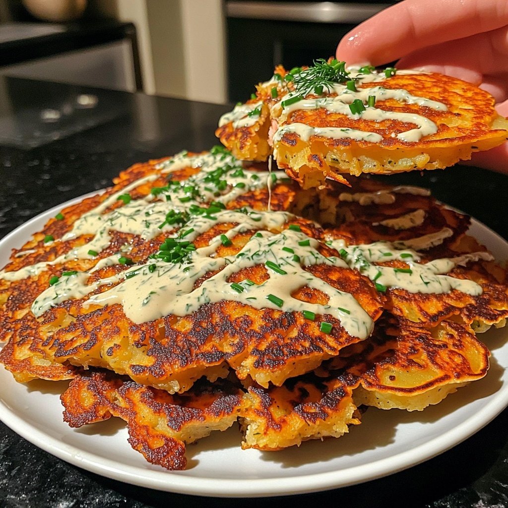 Smoked Salmon Potato Pancakes