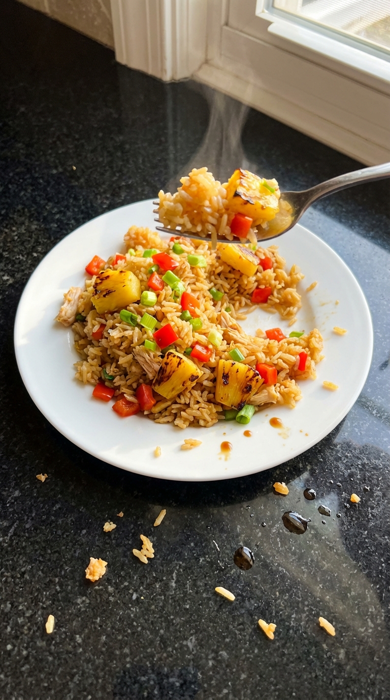 Pineapple Chicken Fried Rice