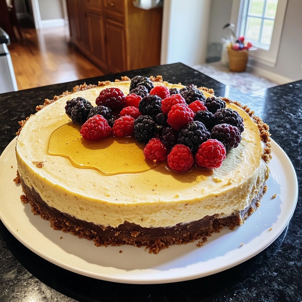 Capricorn Goat Cheese Cheesecake