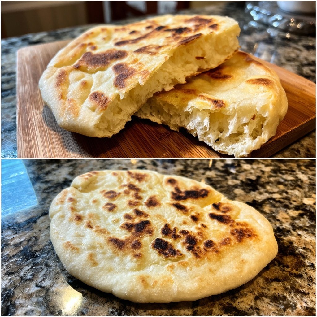 Homemade Pita Bread Fluffy