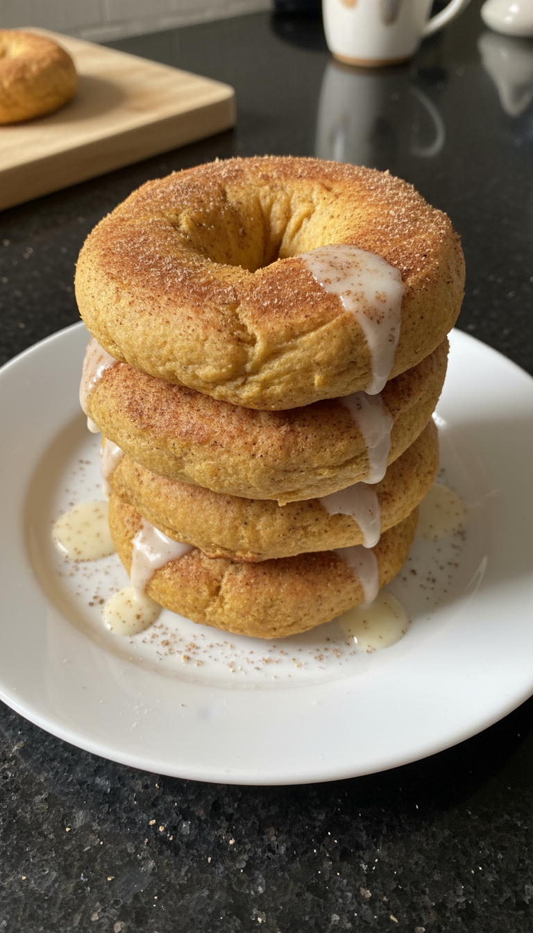 Spiced Pumpkin Cottage Bagels