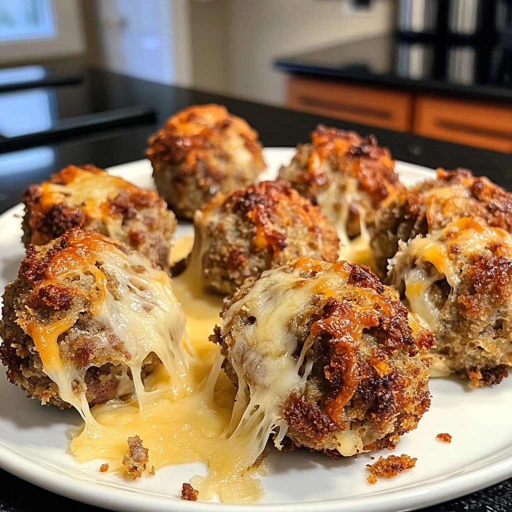 Spicy Stuffing Sausage Balls