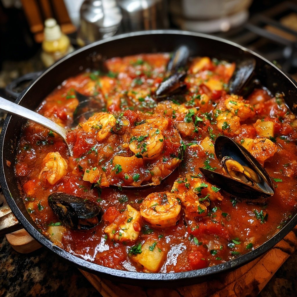 Rich and Hearty Italian Seafood Stew