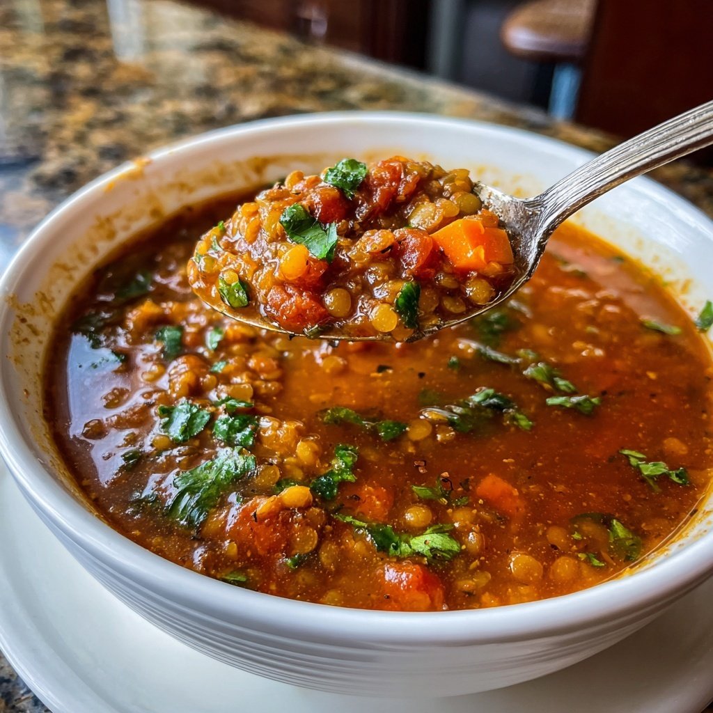 Italian Lentil Soup with Fresh Herbs