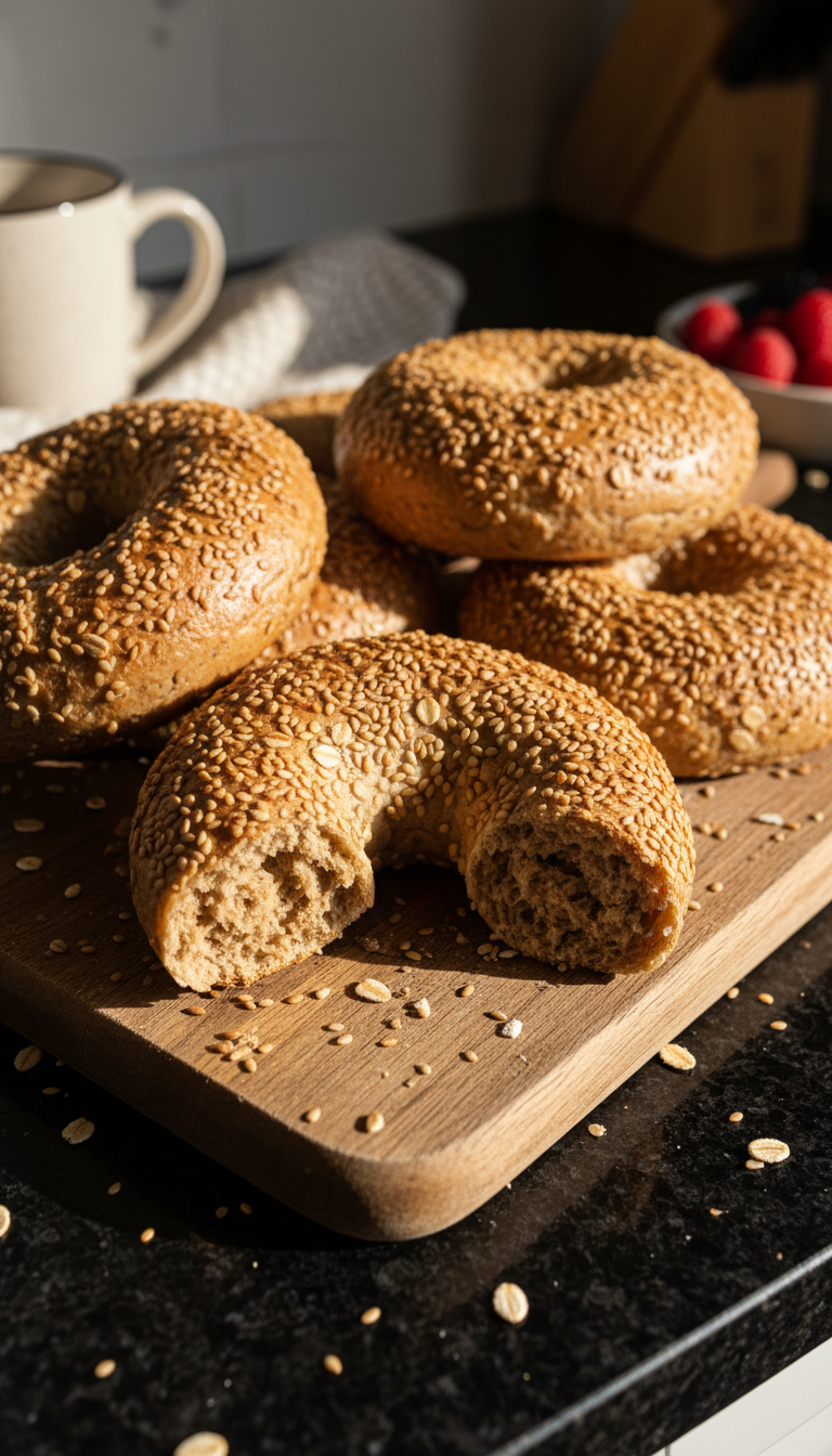Protein Oatmeal Bagels