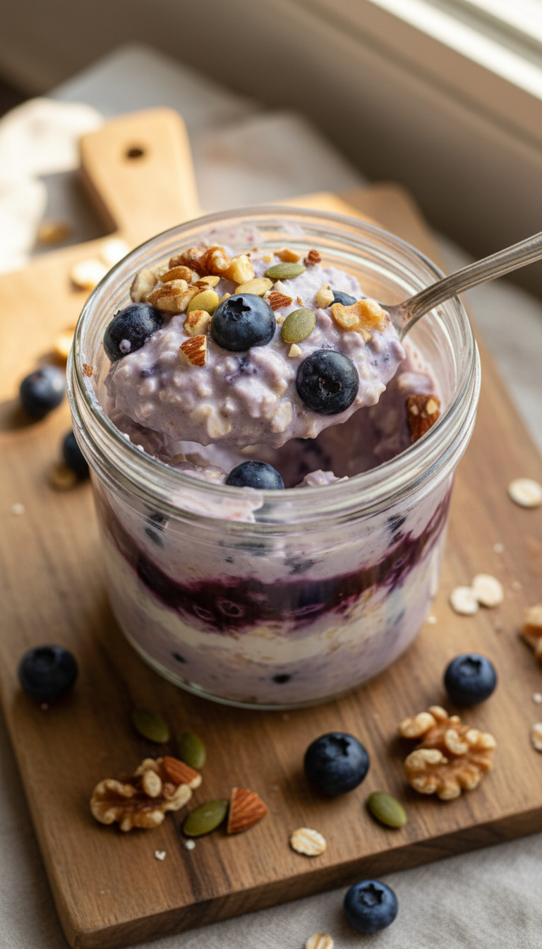Blueberry Bliss Overnight Oats
