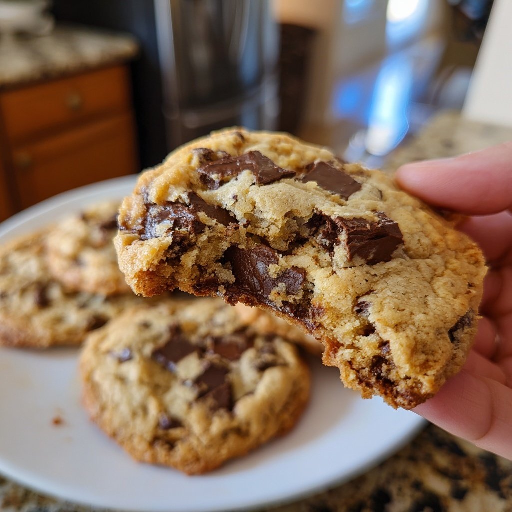Thick & Chewy Chocolate Chip Cookies